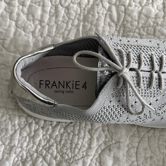 FRANKIE4 Women's Gray Knit Sneakers, SZ 9.5 - Picture 7 of 7